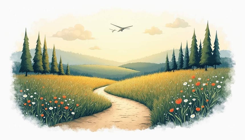 An Italian valley symbolizing investment horizon