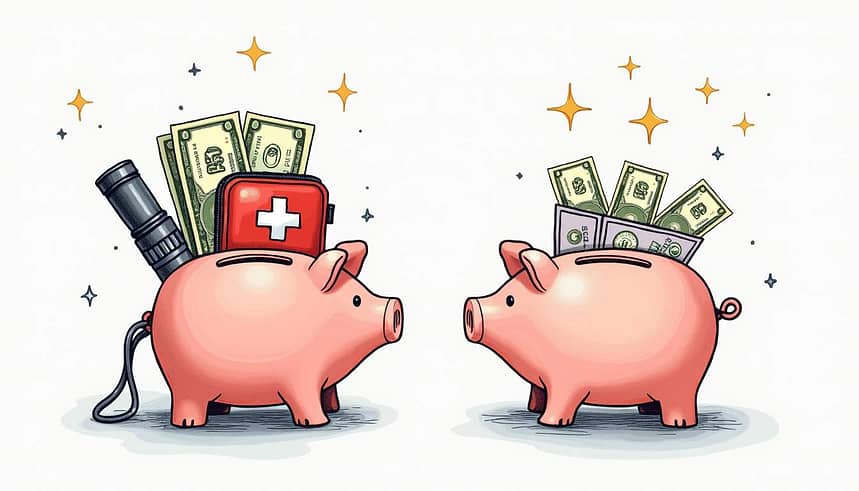 Emergency fund vs rainy day fund for financial planning
