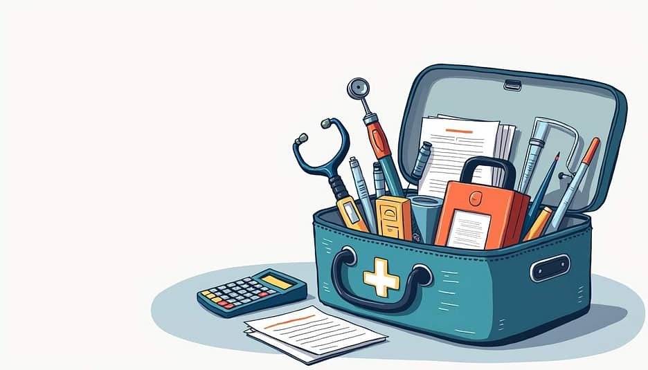 Doctors bag total disability insurance