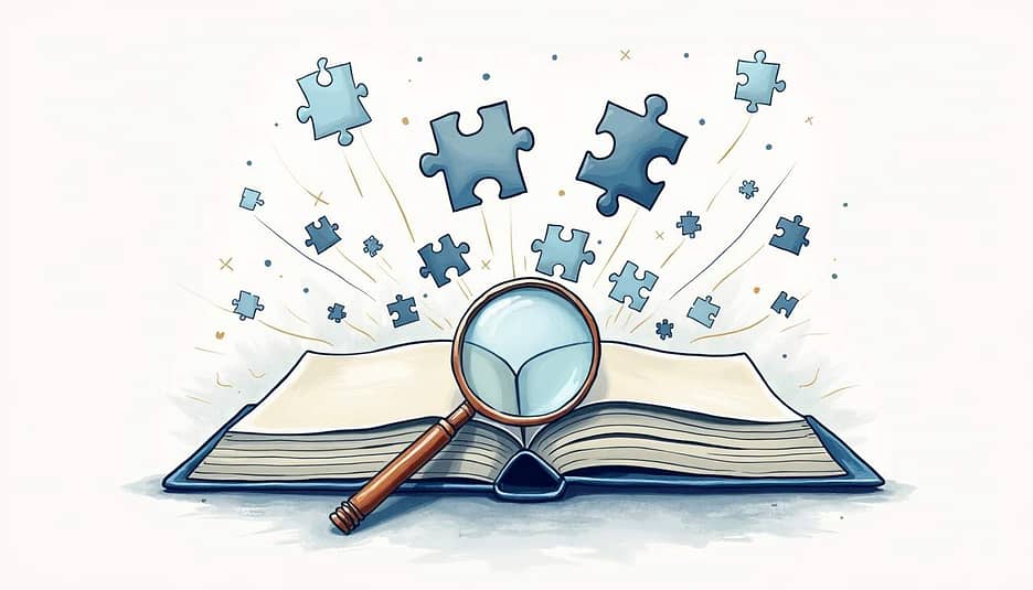 Open book puzzle on how the claim process for disability insurance  for doctors works