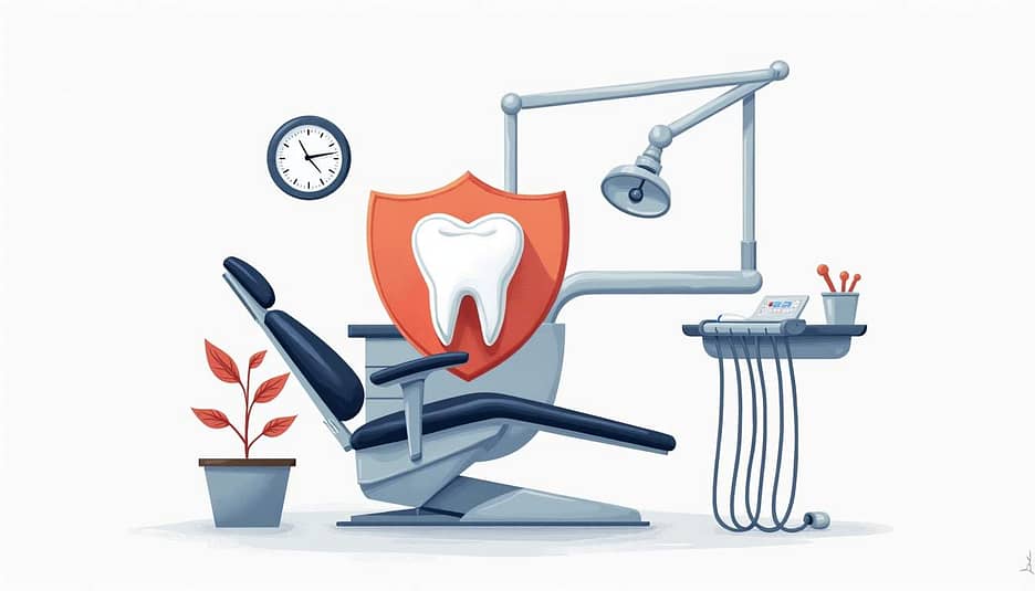 Dentists chair for exams