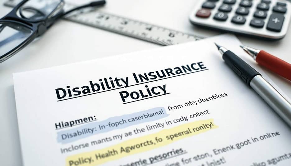 Disability insurance policy limits