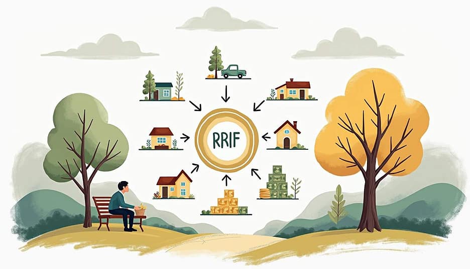 Retirement income strategies for RRIF minimum and RRSP meltdown 
