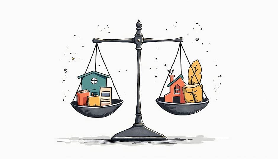 Balancing diversification for financial planning