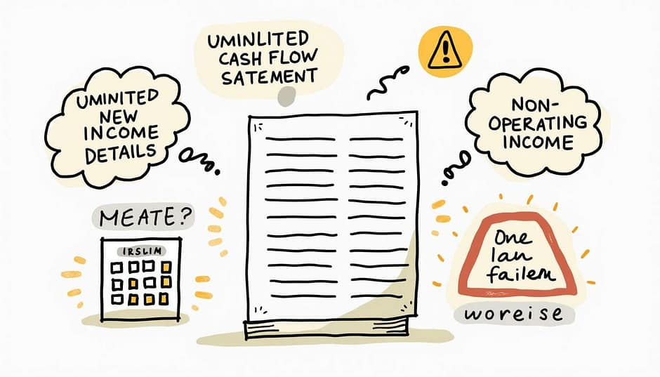 Using an income statement for forecasting in financial planning