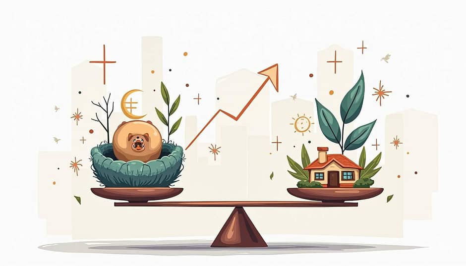 RRSP and TFSA on a scale